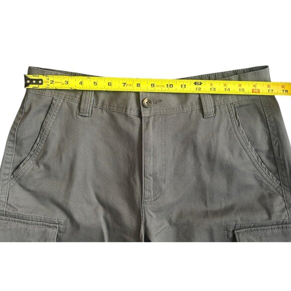 Amazon Essentials Men's Classic-Fit Cargo Short 100% Cotton 10" Inseam Gray 34W - Picture 9 of 10